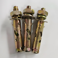 Cheville d'expansion à ailettes de requin robuste zinguée pour installation dans la maçonnerie