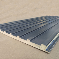 Panneaux de toiture en aluminium isolés, imperméables, isolation thermique, tôles de toiture en aluminium pour la construction de toitures