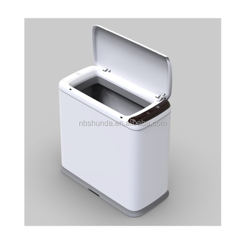9L Hot Selling Smart Sensor Bin Soft Close Bathroom Sensor Bin Square Shape Smart Trash Bin · image 4