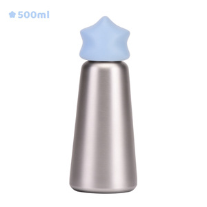 Taza de Café de 500 ml, Acero Inoxidable 316, Aislada, Superventas, Diseño Creativo con Estrellas, Botella de Agua Deportiva Portátil para Estudiantes <span class=keywords><strong>y</strong></span> Niños - Product Image 1