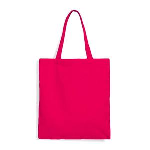 Bolsa de Mano de Algodón de Color Sólido Personalizable, Fucsia, Talla Única, Abertura Superior, Estilo Normcore/Minimalista - Product Image 1