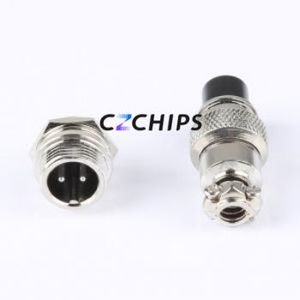 KH-GX12-2P Circular (Cable) Connector Connector ( Jack Specification: M12 )( Total PIN Count: 2P )( Gender: Male-Female Set ) - Product Image 2