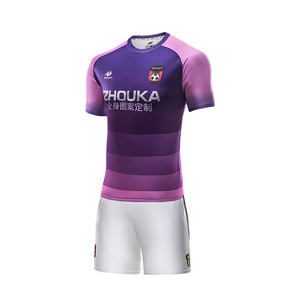 High quality breathable men and women children soccer uniform design fashion football jersey uniforms - Product Image 3