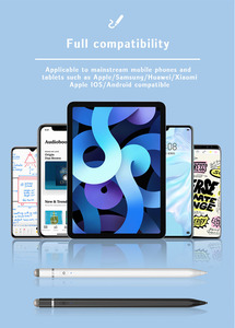 ปากกาสไตลัสหน้าจอสัมผัสปากกาแม่เหล็กแบบ POM TIP ปากกาแท็บเล็ตปากกาดิจิตอลแบบชาร์จไฟได้ใช้ได้กับ iphone. /ipad/<span class=keywords><strong>lenovo</strong></span> // android/redmi - Product Image 5