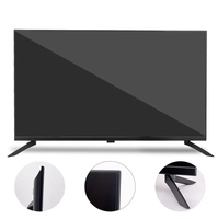 Téléviseur intelligent Android LED 55 pouces avec logo personnalisé, prix d'usine, pour usage domestique et hôtelier