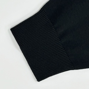 Pull cardigan décontracté en tricot de coton polyester écologique anti-rétrécissement, col rond ou en V, manches longues pour le printemps et l'hiver - Product Image 4