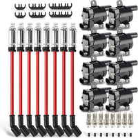 Juego de 8 Bobinas de Encendido UF262 con Cables de Bujía de Iridio para Chevy Avalanche Silverado 1500/2500/3500 GMC Savana 1999-2007