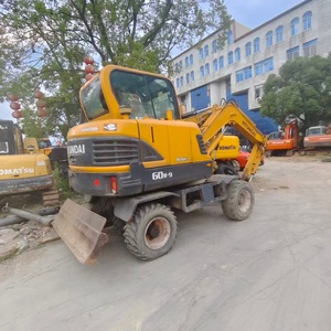 Excavadora de ruedas usada de alta rentabilidad, Hyundai 60W-9, excavadora compacta de 6 toneladas en buen estado, ¡gran oferta! - Product Image 3