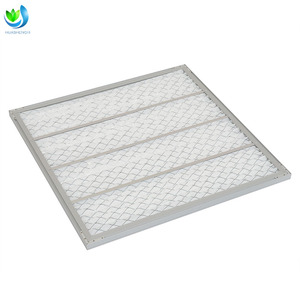 Tùy chỉnh HVAC F6-F9 trắng hiệu quả cao gấp Bộ lọc không khí gấp khung nhôm thay thế bộ lọc dễ dàng tháo rời - Product Image 1