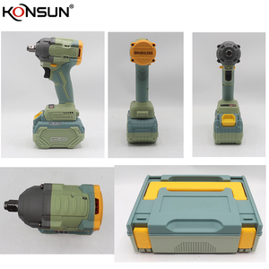 KONSUN Llave de Impacto Inalámbrica Kx73019 580N.M High Torque 21V | <span class=keywords><strong>Motor</strong></span> sin Escobillas 3300BPM 2*4500mAh 10C Baterías de Iones de Litio DIY - Product Image 4