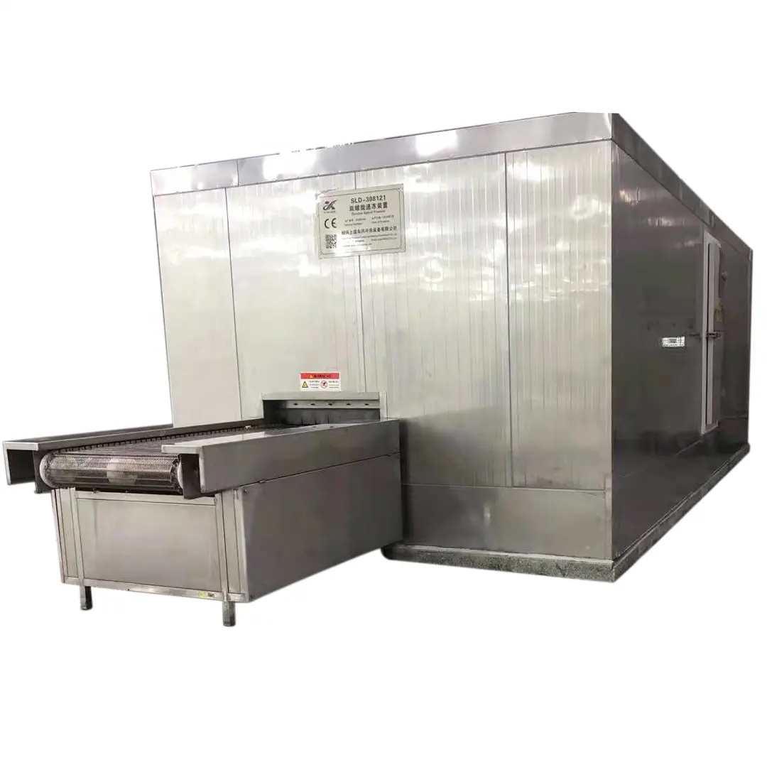 Automatic Spiral Freezing Equipment For IQF Food