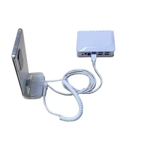 Factory cheap price anti theft 6 USB ports mobile phone security alarm system for retail store exhibition