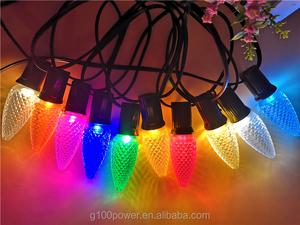 G100POWER <span class=keywords><strong>LED</strong></span> C9 SMD لمبة الأوجه البلاستيك الصين المورد - Product Image 4