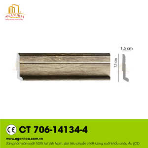 Molduras de Techo PS con Aspecto de Madera, Poliestireno para Decoración de Paredes Interiores, Fábrica de Vietnam, Nueva Oferta - Product Image 4