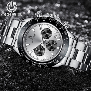 OCHSTIN 6103B Antique <strong>Rose</strong> <strong>Gold</strong> Man Quartz <strong>Watch</strong> Stainless Steel Band Luminous Chronograph Simple Sports <strong>Watch</strong> <strong>Set</strong> - Product Image 6