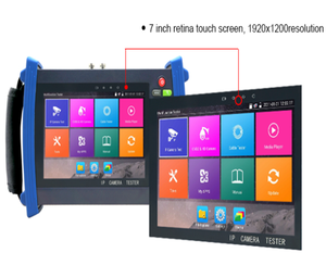 7-Zoll-<span class=keywords><strong>Android</strong></span>-CCTV-<span class=keywords><strong>Tester</strong></span> mit 4K-Eingang/Ausgang, Unterstützung für 8MP-Koaxial- und IP-Kameras, WLAN, PoE, Kabeltest und Retina-Touchscreen - Product Image 4
