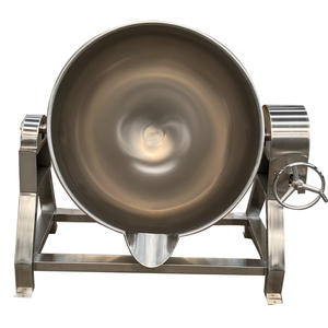 เครื่องทำแยมแบบใช้แก๊ส300L เครื่องทำซอสหม้อทำอาหารอุตสาหกรรม - Product Image 2