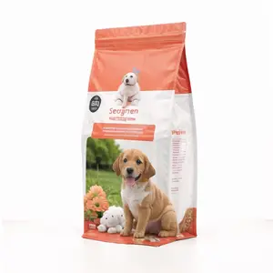 Hot Sale 500g 1kg Flat Bottom Pet Food Bag/Plastic Cat Dog Food Packaging Bag