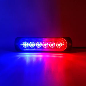 Feux de signalisation d'urgence 6 LED 12V-24V, lampe de signalisation de sécurité, clignotant, grille, lumière d'avertissement extérieure pour voitures et camions - Product Image 3