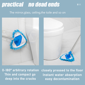 Manufacturers Direct Microfiber <strong>Triangle</strong> <strong>Mops</strong> Use Cleaning Telescopic Handle <strong>Triangle</strong> Chenille Corner Cleaning <strong>Mop</strong> - Product Image 4