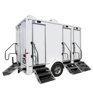 Ada Compatible Restroom Trailers Portable Toilet Outhouse Bathroom Trailer For Wedding And Events
