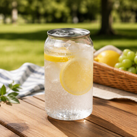 Offre Spéciale – Contenants jetables personnalisés de 210-700 ml pour boissons, bocaux en plastique PET imprimés pour sodas et gâteaux