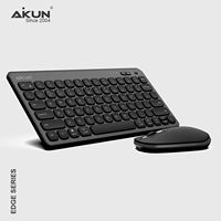 Aikun BT8331X, Combo Inalámbrico Delgado de 5.0 y 2.4 GHz, Ultrafino, Compatible con Windows, Listo para Oficina, Conecta 4 Dispositivos, Fácil Cambio