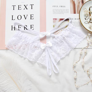 פתח את המפשעה נקבה פרח בגד ים סקסי בגד גוף - Product Image 6