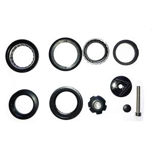 Composants de casque de vélo de montagne en acier noir 44 mm pour guidon de vélo, huit éléments cachés - Product Image 3