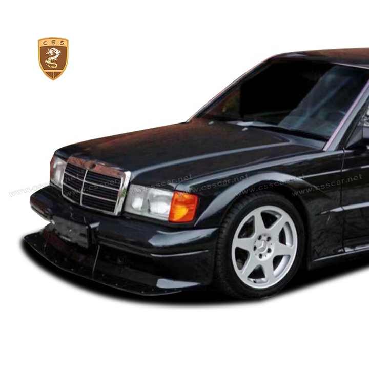 フロントリアバンパーパーツ190E EVO IIスタイルのボディキット 