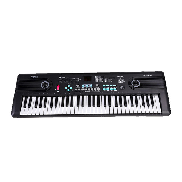 Cheap Price Portable Electric Piano Keyboard LCD Screen Low MOQ Compact 61 Key Keyboard Piano With 16 Tones