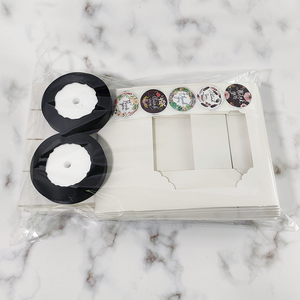 Cửa Sổ Màu Trắng Chọn Và Trộn Bánh Tráng Miệng Bánh Kẹo Hộp Quà Tặng Ngọt Ngào Với 16 Ngăn Chia Lưới Cho Các Món Ăn - Product Image 5