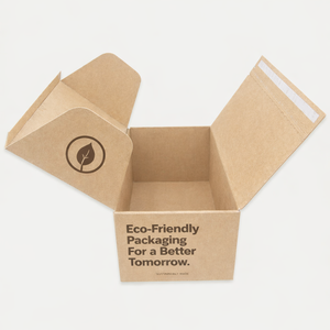 Emballage d'expédition de marque Essence Skincare avec ruban adhésif, option E B Flute, logo personnalisé - Product Image 4