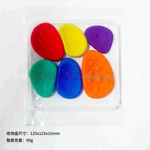 Lot de Pierres Sensorielles Apaisantes pour Enfants – Jouets Fidget Souples en Silicone Durable – Formes Arc-en-ciel Assorties pour Calmer les Mains - Product Image 3