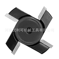 Mèches de toupie de surface Spoilboard tige de 1/2 ", embouts de raboteuse à 4 cannelures à pointe en carbure, diamètre de coupe de 2". Coupe Flycutter pour aplatir et raboter les plaques