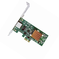 Adaptateur Fibre RJ45 PCIE X1 Gigabit à Port Unique pour Serveur, avec Puce GRT G210AT