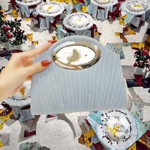 Bolsa de baño de algodón hecha a mano, recién llegada, fabricante indio, diseño de patrón de frutas, bolsos de noche para - Product Image 3