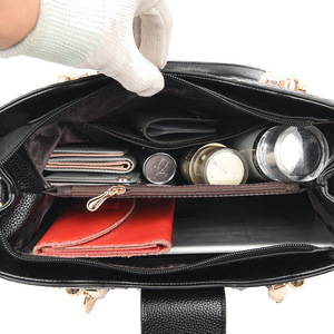 Bolsos de Mano de Cuero PU para Mujer, Gran Capacidad, Bolsos de Hombro Casuales, Bolsos Tote con Asa Superior - Product Image 4