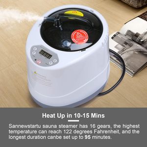 Venta al por mayor moderno generador de vapor terapéutico sala de sauna nuevos productos calentador de infrarrojos vapor húmedo al aire libre tienda de sauna hecho de acrílico - Product Image 5