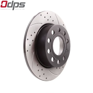 5105514AA Gebohrte und geschlitzte belüftete Vorderrad bremsscheibe Bremsscheibe sätze 294mm Kein Staub und langlebig für Chrysler - Product Image 2