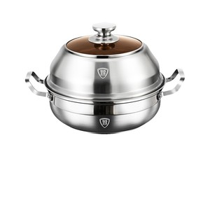 316 Stainless Steel <b>Steamer</b> Large Capacity Thickened Multi Layer For Home Hot Pot Shabu Shabu - Product Image 1