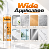 Colle adhésive sans clou pour bois et panneaux muraux 310ml, colle de construction, marque privée OEM, vente en gros