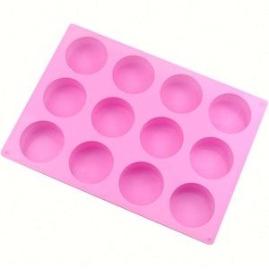 Moule en silicone écologique personnalisé avec logo, 12 cavités cylindriques, pour la fabrication de savon, de gâteaux, de bougies, de résine, sans BPA, OEM/ODM - Product Image 3