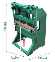 Petite presse plieuse manuelle pour le pliage de tôles métalliques