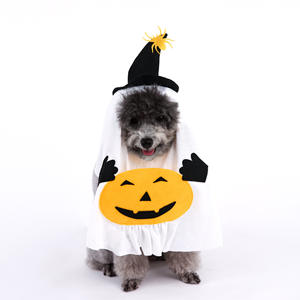 Msyo स्टाइलिश पालतू वस्त्र प्लास्टिक बकल पालतू कॉलर पुल टेप हेलोलीन पोशाक बिल्ली के कपड़े बड़े कुत्तों के लिए - Product Image 6