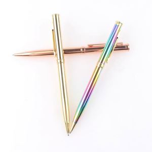Promotional Gift Customized Logo Printed Gold Silver Metal Body Twist Hotel Ballpoint <b>Pen</b> - Product Image 3