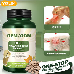 Comprimés à mâcher pour les articulations des chiens, adaptés aux chiens âgés, contenant de la glucosamine et de la chondroïtine, complément nutritionnel pour animaux de compagnie, fabrication OEM personnalisée - Product Image 1