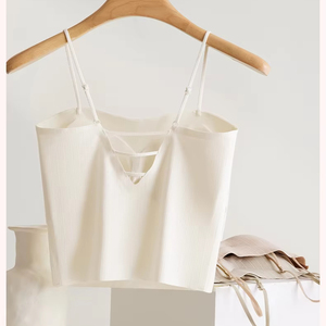 986 # Desnudez sin rastro, sin tirantes de Aro de acero, hermosa envoltura trasera, almohadilla para el pecho femenino, Copa fija todo en uno, Sujetador envolvente interior y exterior - Product Image 3