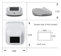 Boîtier d'instrument médical et de beauté de bureau personnalisable en stock, coque en plastique ABS, boîtiers d'instruments de beauté