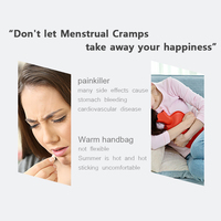 Masseur TENS sans fil DOMAS pour femmes, pour soulager les douleurs menstruelles et les douleurs corporelles, portable avec 6 modes